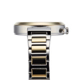 Hugo Boss Flawless Chronograph Silver Dial Two Tone Steel Strap Watch for Women - 1502550