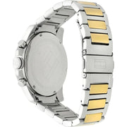 Tommy Hilfiger Analog Black Dial Two Tone Steel Strap Watch for Men - 1791539