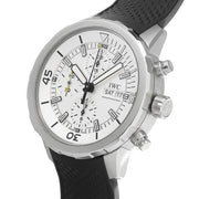 IWC Aquatimer Chronograph White Dial Black Rubber Strap Watch for Men - IW376801