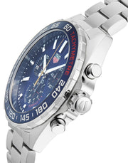 Tag Heuer Formula 1 Red Bull Racing Chronograph Blue Dial Silver Steel Strap Watch for Men - CAZ101AK.BA0842