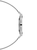 Daniel Wellington Petite Sterling White Dial Silver Mesh Bracelet Watch For Women - DW00100164