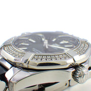 Tag Heuer Aquaracer Quartz Diamonds Black Dial Two Tone Steel Strap Watch for Men - WAY131E.BA0913