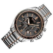 Hugo Boss Driver Sport Chronograph Grey Dial Two Tone Steel Strap Watch for Men - 1513094