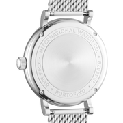 IWC Portofino Automatic Blue Dial Silver Mesh Bracelet Watch for Women - IW357404