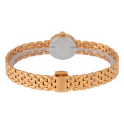 Tissot T Lady Lovely Mother of Pearl Dial Rose Gold Steel Strap Watch For Women - T058.009.33.111.00