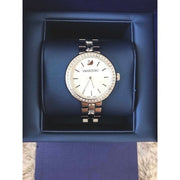 Swarovski Daytime Crystal Silver Dial Silver Steel Strap Watch for Women - 5095600