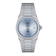 Tissot PRX Light Blue Dial Silver Steel Strap Watch For Women - T137.210.11.351.00