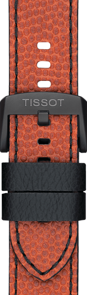 Tissot Chrono XL NBA Special Edition Black Dial Brown Leather Strap Watch for Men - T116.617.36.051.12