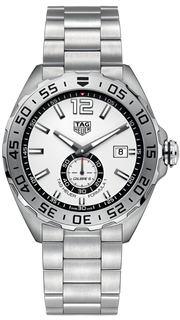 Tag Heuer Formula 1  Calibre 6 Automatic White Dial Silver Steel Strap Watch for Men - WAZ2013.BA0842