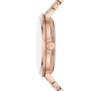 Michael Kors Addyson Quartz Rose Gold Dial Rose Gold Steel Strap Watch for Women - MK4713