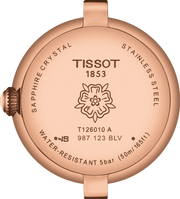 Tissot Bellissima Small Lady White Dial Brown Leather Strap Watch For Women - T126.010.36.013.00