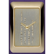 Marc Jacobs Champagne Dial Purple Leather Strap Watch for Women - MBM2044