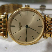 Longines La Grande Classique de Longines Gold Dial Gold Mesh Bracelet Watch for Women - L4.209.2.31.8