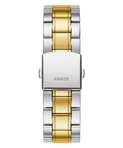 Guess Hendrix Green Dial Two Tone Steel Strap Watch For Men - GW0066G2