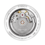 Tissot Carson Premium Powermatic 80 Black Dial Black Leather Strap Watch For Men - T122.407.16.051.00