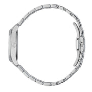 Gucci GG2570 Diamonds Black Dial Silver Steel Strap Watch For Women - YA142503