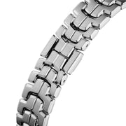 Tag Heuer Link Quartz Diamonds Black Dial Silver Steel Strap Watch for Men - WBC131G.BA0649