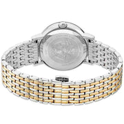 Versace Virtus Quartz White Dial Two Tone Steel Strap Watch for Women - VEHC00719