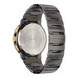 Versace Greca Icon Chronograph Black Dial Black Steel Strap Watch For Men - VEZ900521