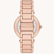 Michael Kors Parker Quartz Rose Gold Dial Rose Gold Steel Strap Watch For Women - MK6660