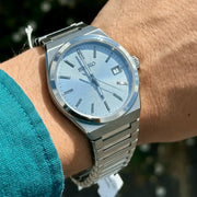 Seiko Conceptual Blue Dial Silver Steel Strap Watch for Men - SUR599P1