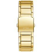 Guess Phoenix Multi Function Green Dial Gold Steel Strap Watch for Men - GW0456G3
