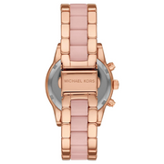 Michael Kors Ritz Chronograph Mother of Pearl White Dial Two Tone Steel Strap Watch For Women - MK6769