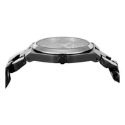 Michael Kors Lennox Analogue Black Dial Two Tone Steel Strap Watch for Women - MK7502