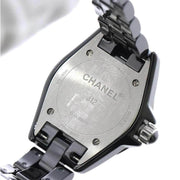 Chanel J12 Diamonds Black Dial Black Steel Strap Watch for Women - J12 H2569