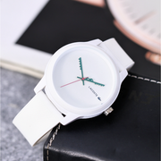 Lacoste 12.12 White Dial White Silicone Strap Watch for Men - 2011069