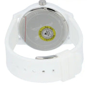 Lacoste Jeremyville White Dial White Silicone Strap Watch for Men - 2011072