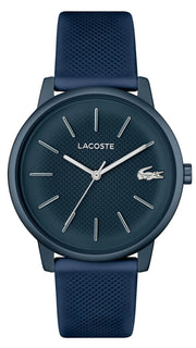 Lacoste 12.12 Move Blue Dial Blue Silicon Strap Watch for Men - 2011241