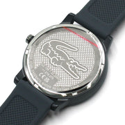 Lacoste 12.12 Move Gray Dial Gray Silicon Strap Watch for Men - 2011242