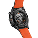 Tag Heuer Carrera Chronograph Porsche Orange Racing 44mm Black Dial Black Nylon Strap Watch for Men - CBN2A1M.FC6526