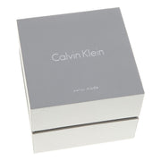 Calvin Klein Snake Silver Dial Yellow Gold Steel Strap Watch For Women - K6E23546