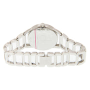 Calvin Klein Stately Pink Mother of Pearl Dial Silver Steel Strap Watch for Women - K3G2312E
