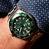 Tag Heuer Aquaracer Green Dial Watch for Men - WAY201S.BA0927