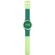 Lacoste The Goa Green Dial Green Silicone Strap Watch for KIds- 2020119