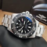 Breitling Superocean II Special 44mm Black Dial Silver Steel Strap Watch for Men - Y1739310/BF45/162A