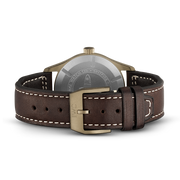 IWC Pilot's Watch Automatic Spitfire Green Dial Brown Leather Strap Watch for Men - IW326802