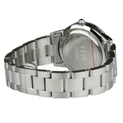 Daniel Wellington Iconic Link White Dial Silver Steel Strap Watch for Women - DW00100203