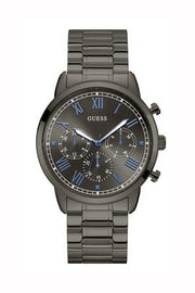 Guess Hendrix Chronograph Gunmetal Dial Gunmetal Steel Strap Watch for Men - W1309G3