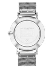 Coach Perry Silver Dial Silver Mesh Bracelet Watch for Women - 14503341