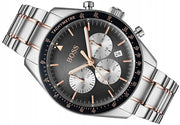Hugo Boss Trophy Chronograph Grey Dial Two Tone Steel Strap Watch for Men - 1513634