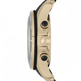 Marc Jacobs Rock Chronograph Black Dial Black Silicone Strap Watch for Women - MBM2598