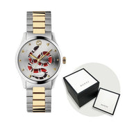 Gucci G Timeless Quartz Silver Dial Silver Steel Strap Watch For Women - YA1264075