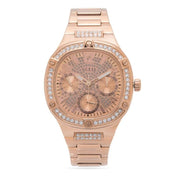 Guess Duchees Quartz Rose Gold Dial Rose Gold Steel Strap Watch For Women - GW0558L3
