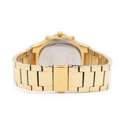 Michael Kors Berkley Chronograph Gold Dial Gold Steel Strap Watch For Women - MK7411