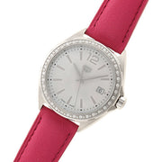 Tag Heuer Formula 1 Quartz Mother of Pearl Dial Pink Leather Strap Watch for Women - WBJ131A.FC8252