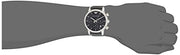 Emporio Armani Luigi Chronograph Quartz Grey Dial Grey Leather Strap Watch For Men - AR1735